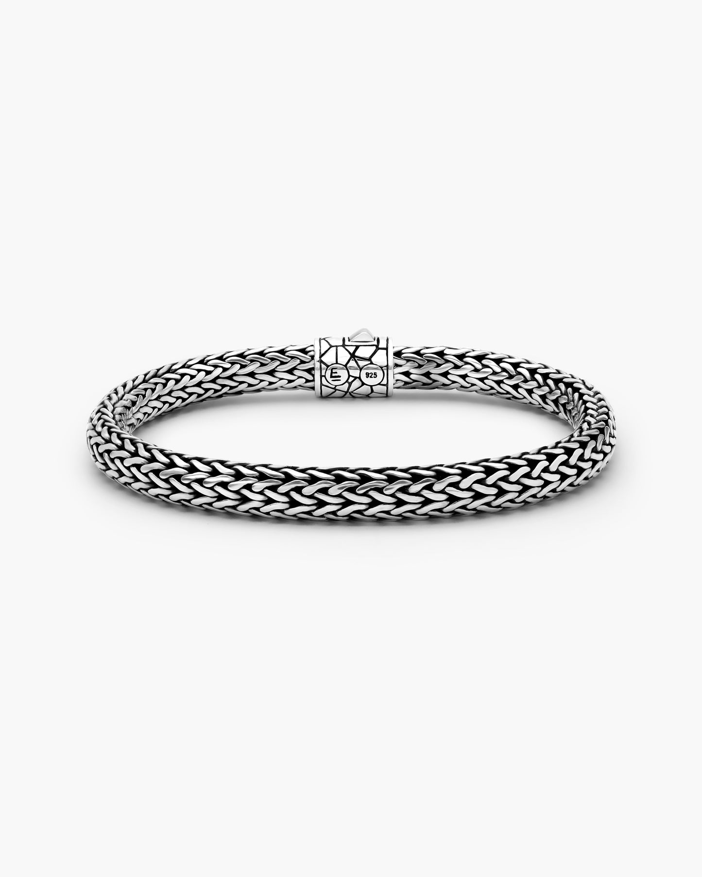 Bali Chain 7.0MM Fixed Clasp Bracelet