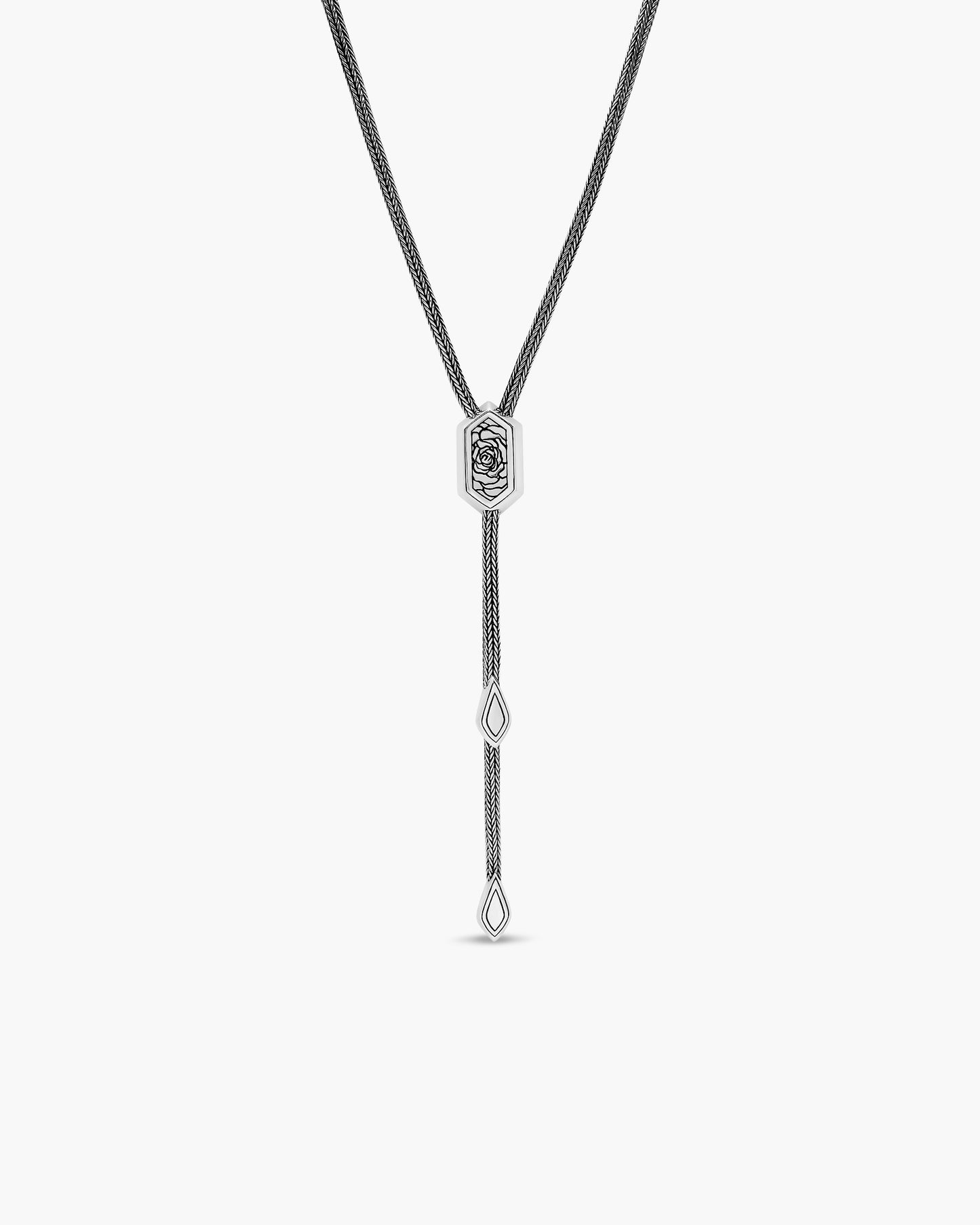 Rosa Lariat Necklace, 4.0MM