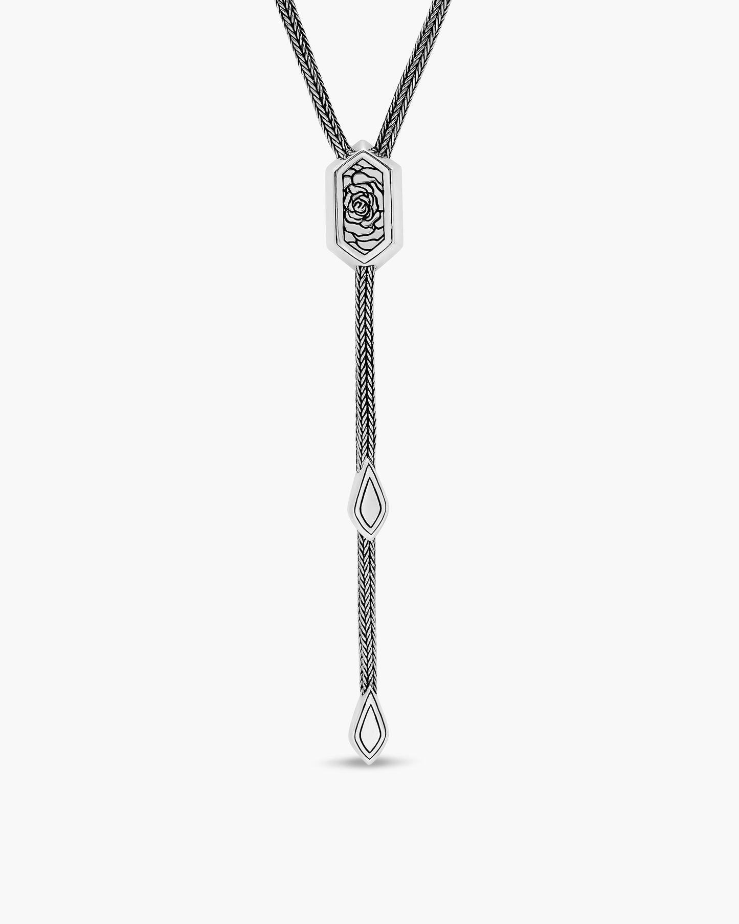 Rosa Lariat Necklace, 4.0MM
