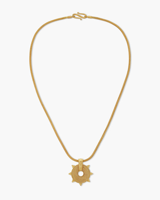 Helios 22K Gold Necklace